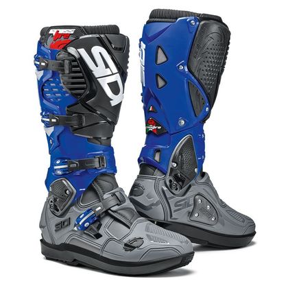 Bottes cross Sidi CROSSFIRE 3 SRS 2024 - Gris / Bleu