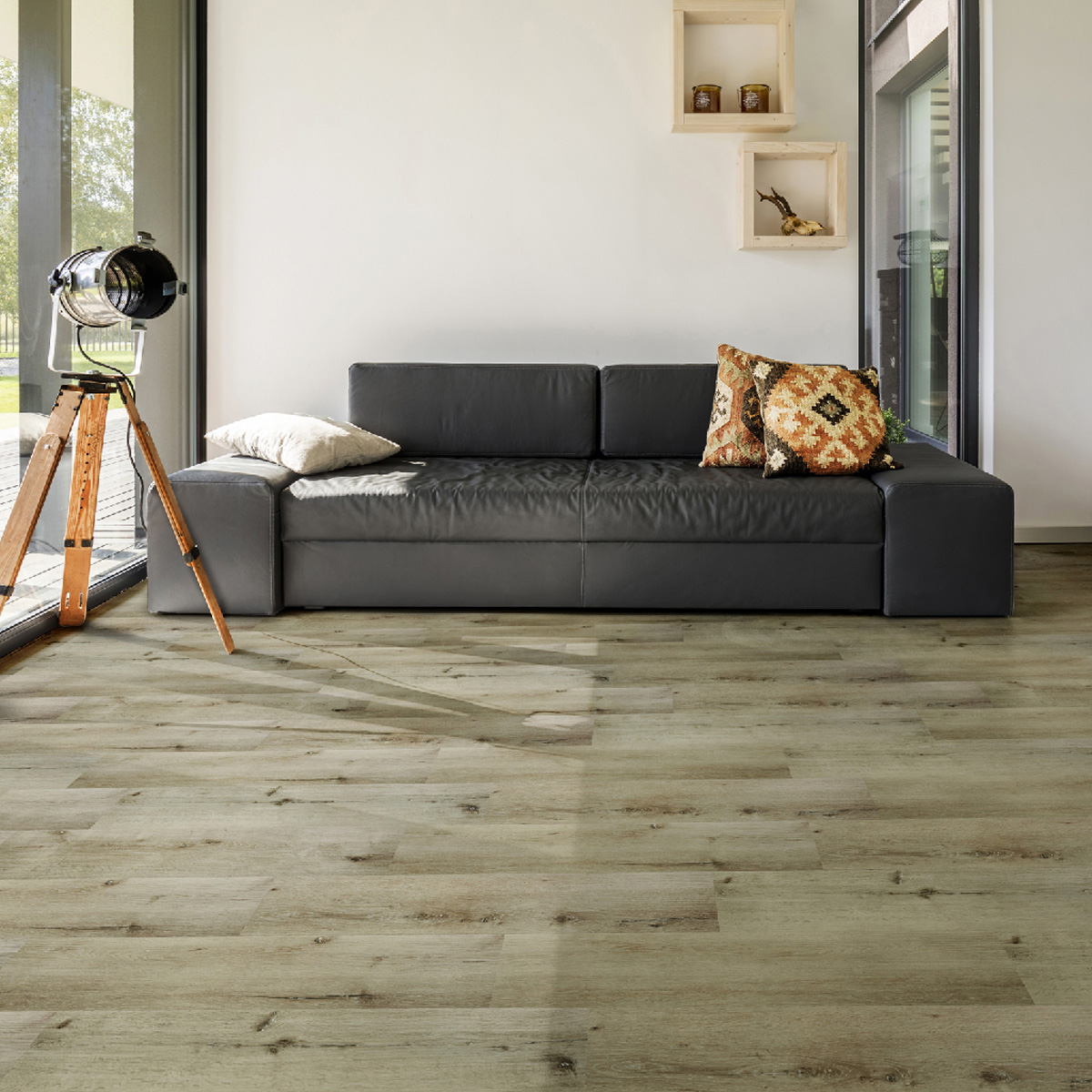 KS Vinyl tegelvloer licht eiken 12.2x61cm