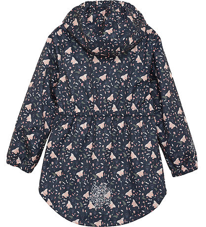 Minymo Softshelljacke - Blue Nights m. Schmetterlinge