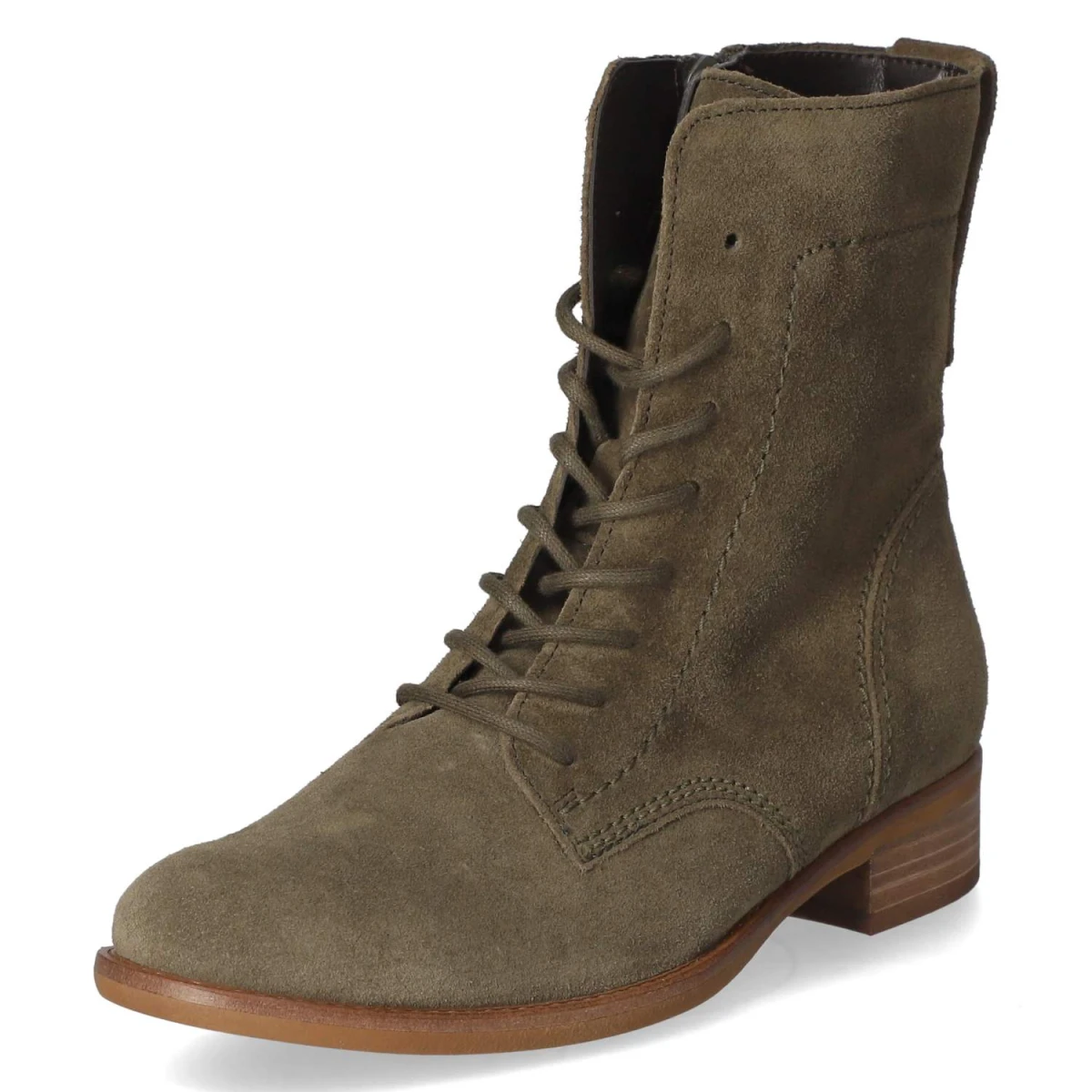 GaborSchnürstiefeletten - oliv