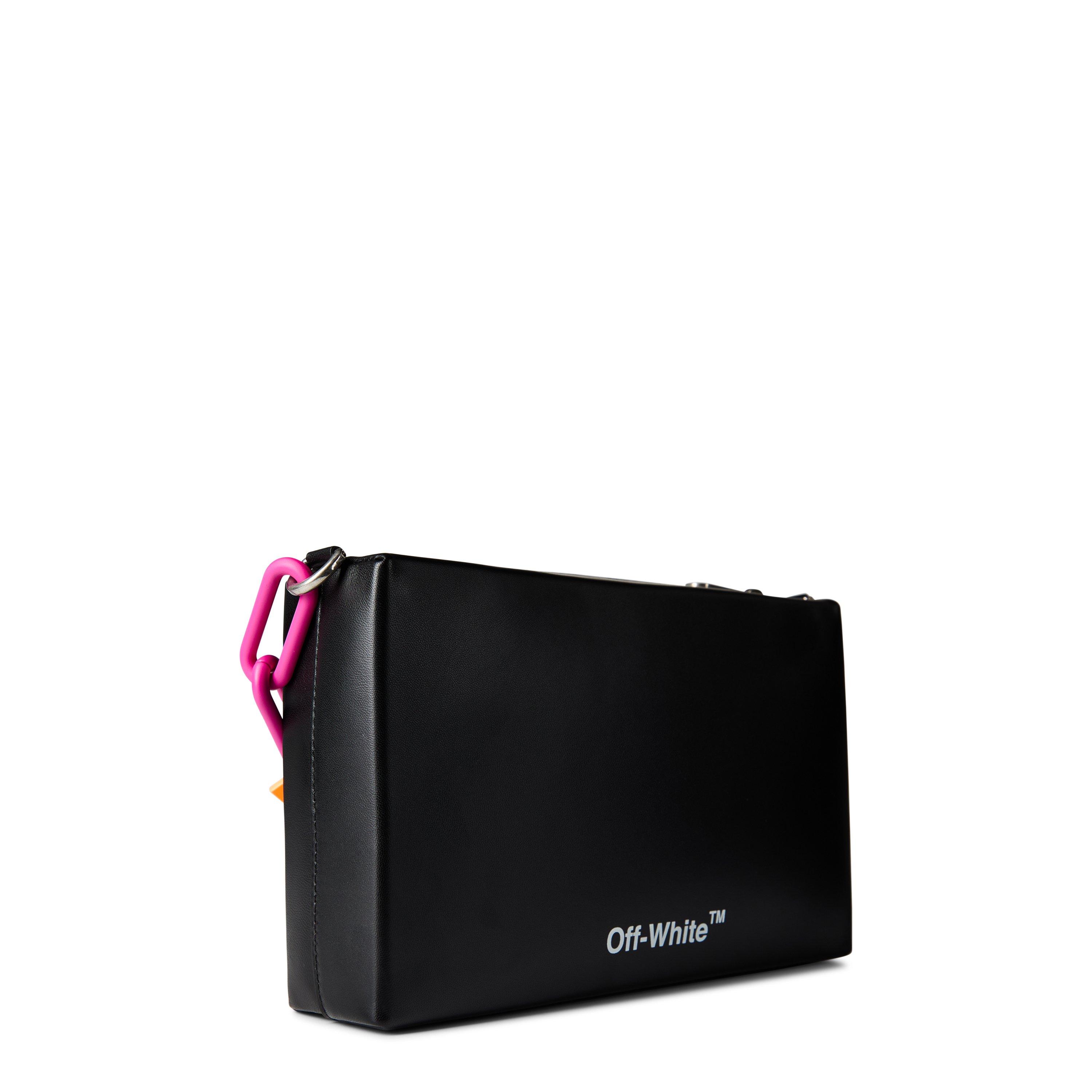 Off White Block Met Logo Pouch