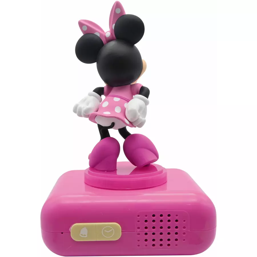 LEXIBOOK  Minnie  Wecker mit 3D Nachtlicht-Figur und besonderen Klingeltönen