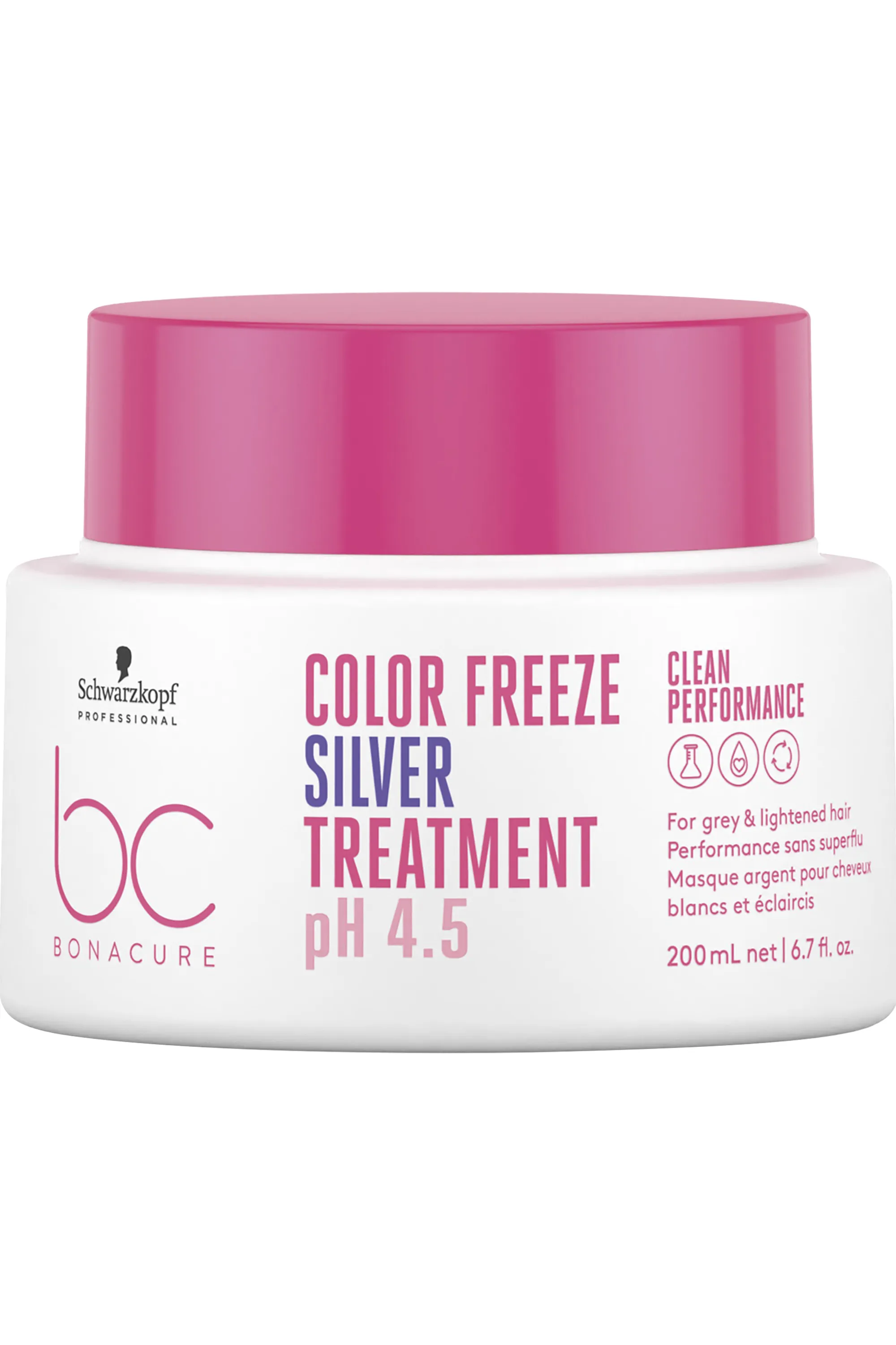 Schwarzkopf Professional Masque nourissant cheveux blancs et éclaircis Color Freeze-200 ml