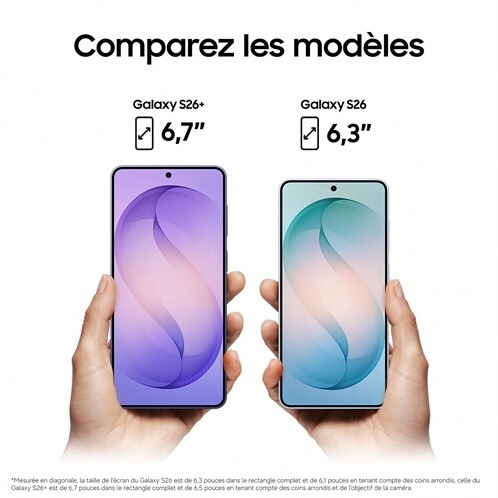 Smartphone Samsung Galaxy S26 512 Go Bleu