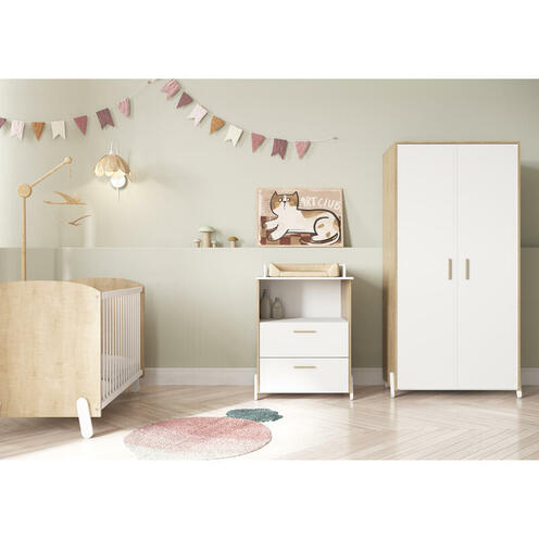 Lit bébé 60x120cm NAILI - CBA Meubles