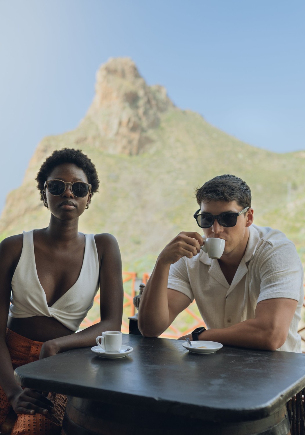 Parafina Sonnenbrille Cerro Black Coffee/Smoke Grey