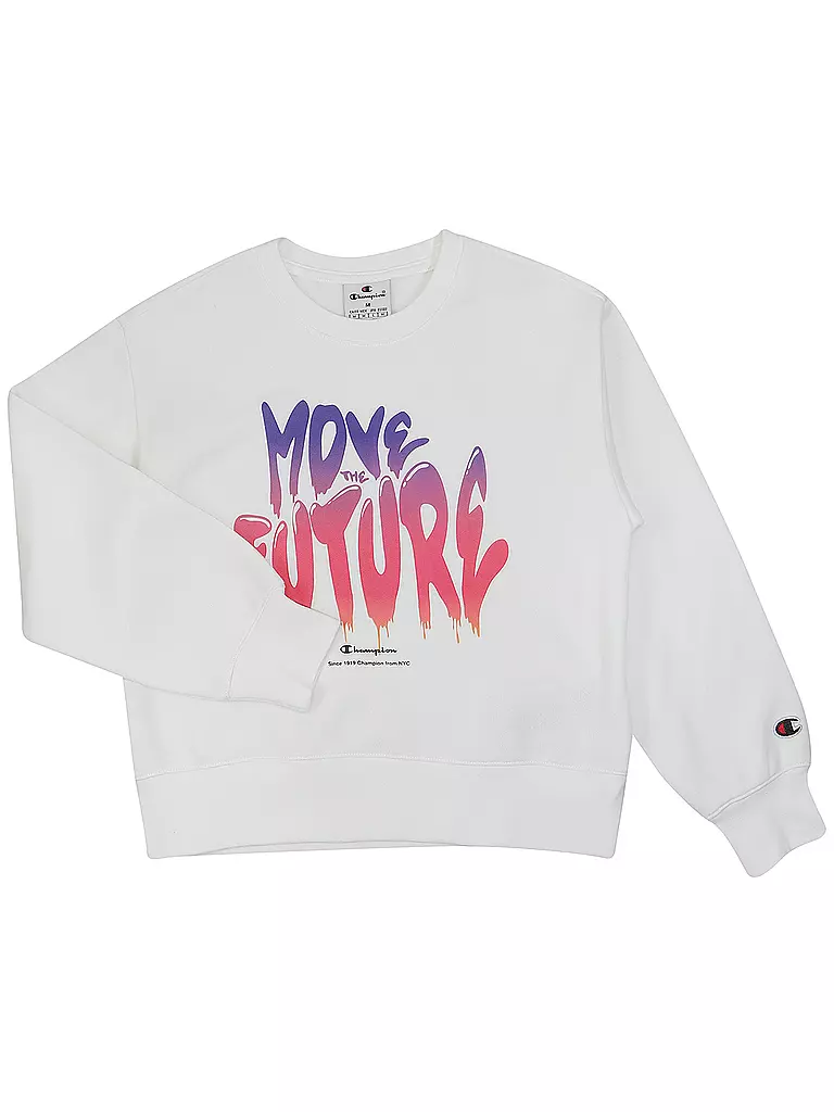 CHAMPION Mädchen Sweater und Jogginghose creme