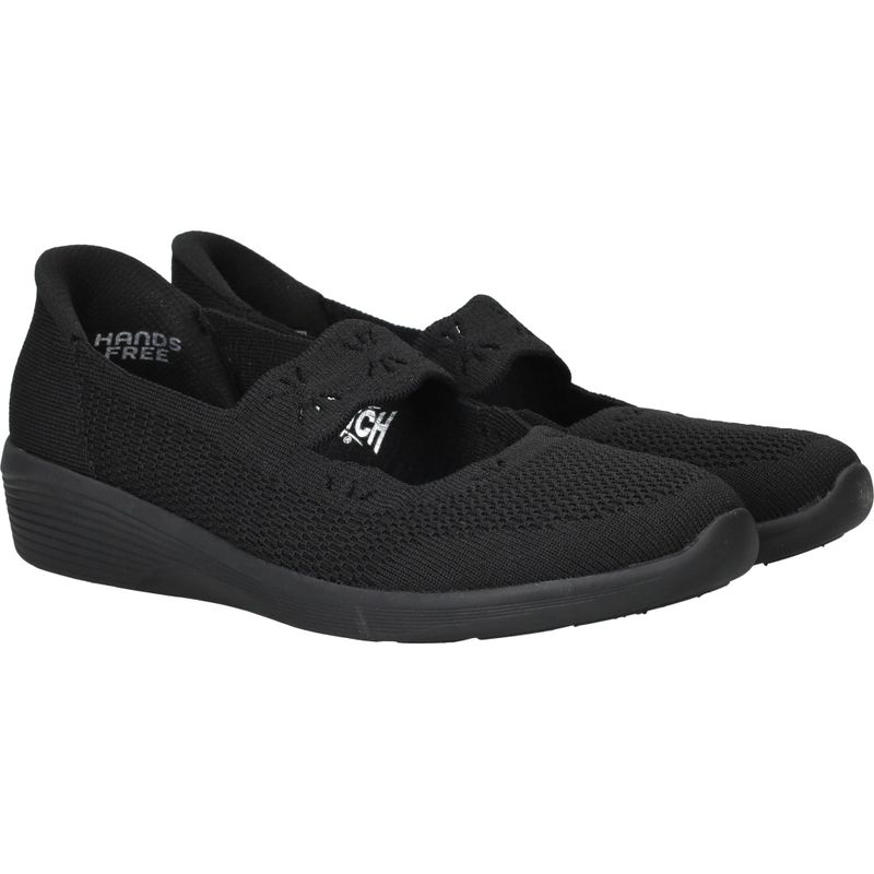 Skechers Arya Slip-Ins Ballerina's Zwart Dames
