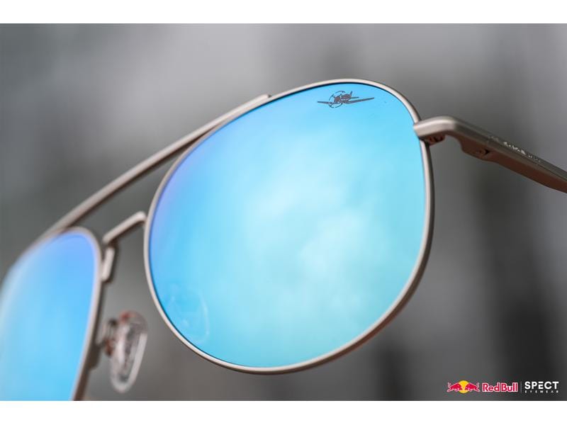 RedBull SPECT Sonnenbrille CORSAIR Leichte, flexible und langlebige Pilotenbrille mit Edelstahlrahmen