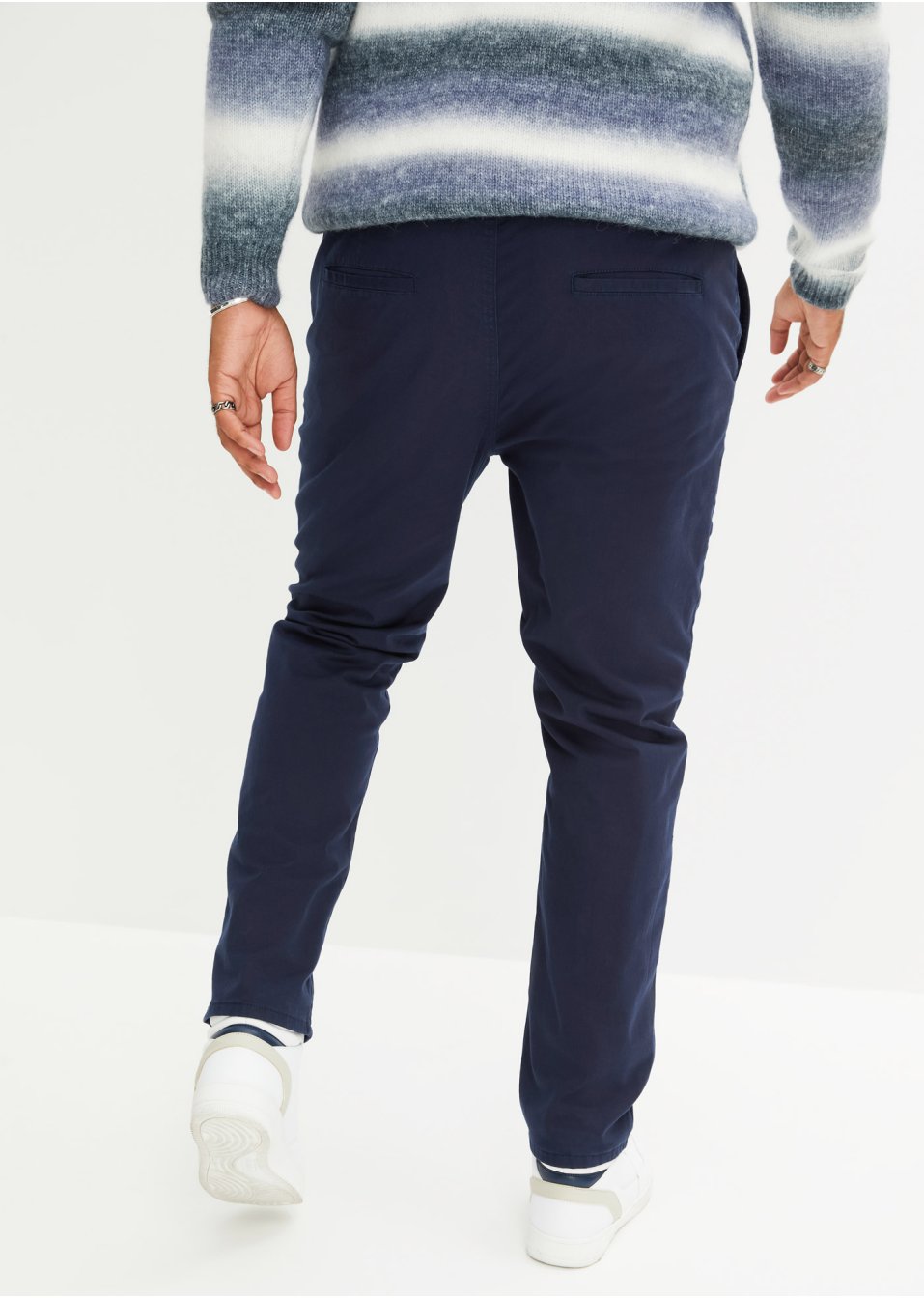 Pantalon chino thermo extensible Regular Fit, Straight