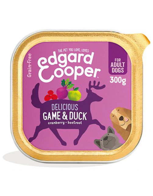 Edgard&Cooper Kuipje Game Duck Adult Wild&Eend&Veenbes - Hondenvoer