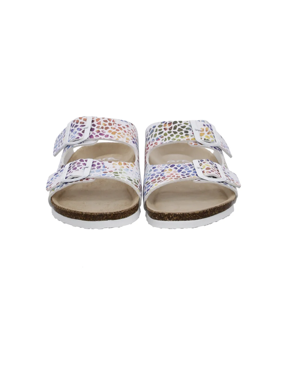 Pantolette Maui weiß multi