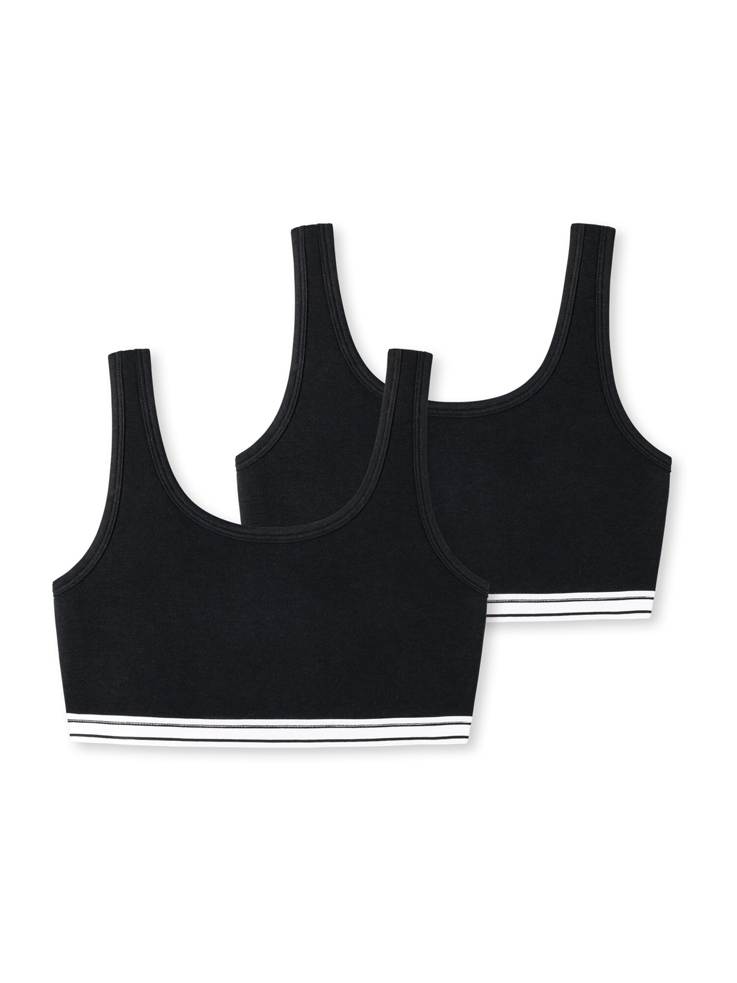 Schiesser Mädchen Bustier 95/5 Organic Cotton 2er Pack