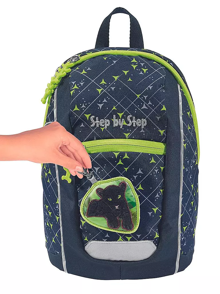 STEP BY STEP Kinder Rucksack - Kiga Mini Little Wild Cat Chiko  grau
