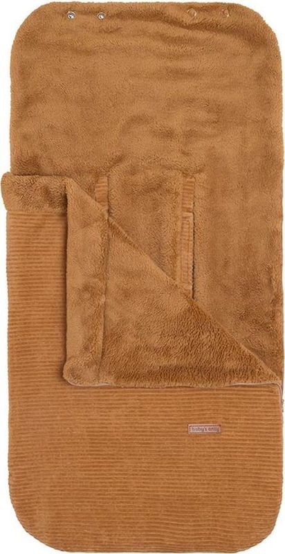 Baby's Only Voetenzak autostoel 0+ Sense - Caramel - Zachte rib corduroy stof - Geschikt voor drie- en vijfpuntsgordel