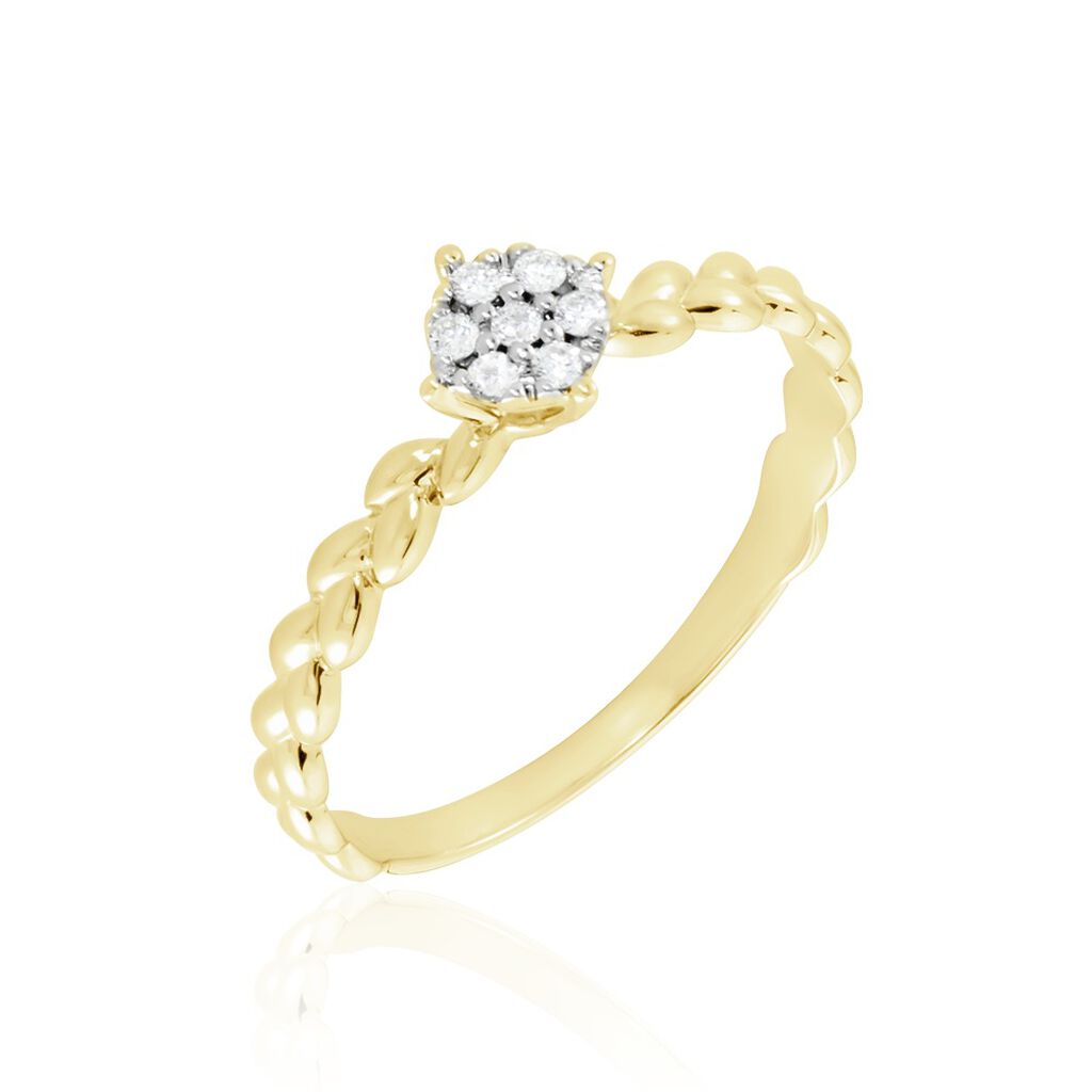 Bague Or Jaune Adlai Diamants
