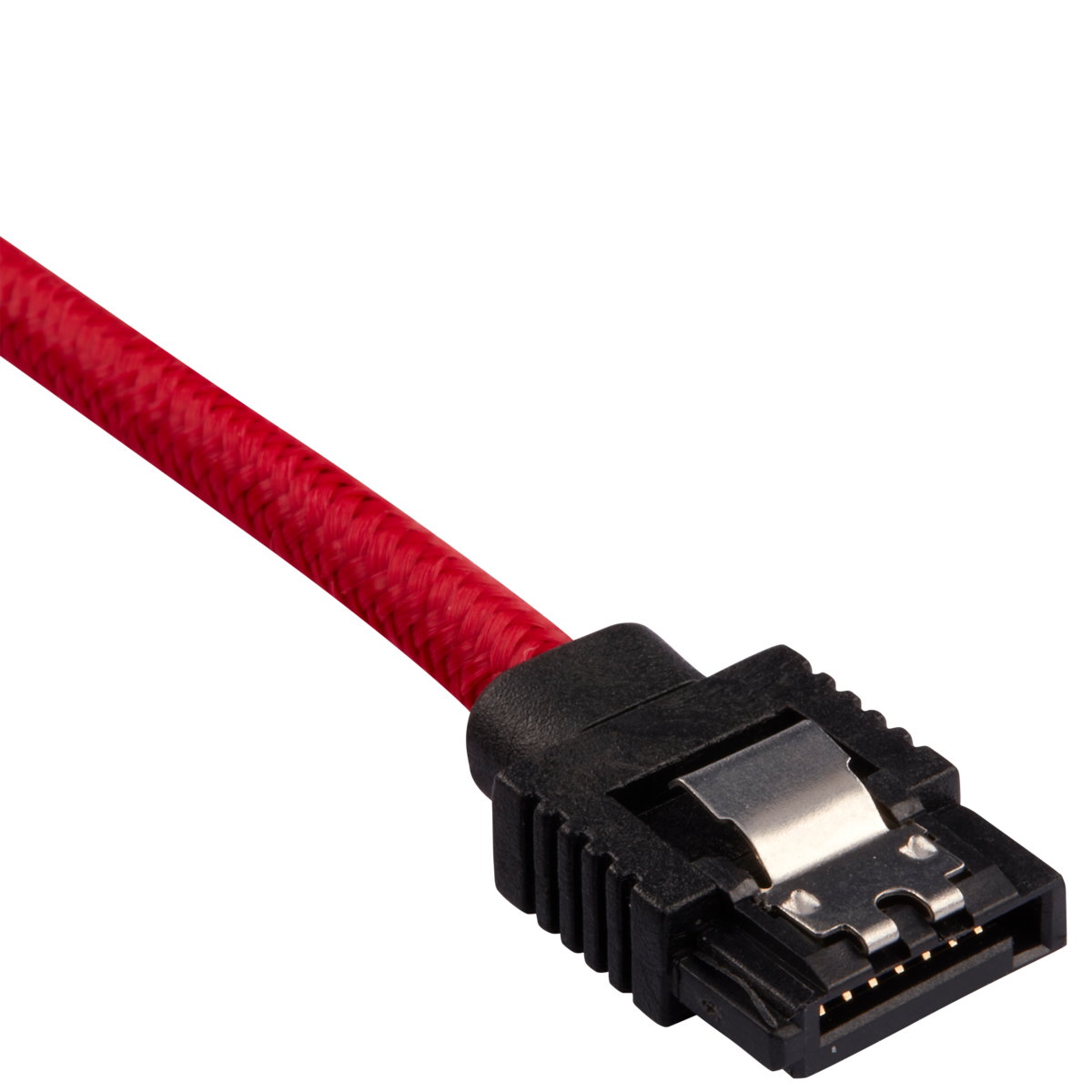 Corsair SATA gainé droit - 30 cm - rouge