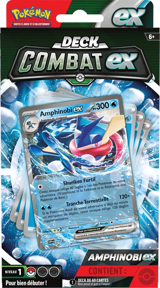 POKEMON - DECK COMBAT EX - AMPHINOBI EX OU KANGOUREX EX