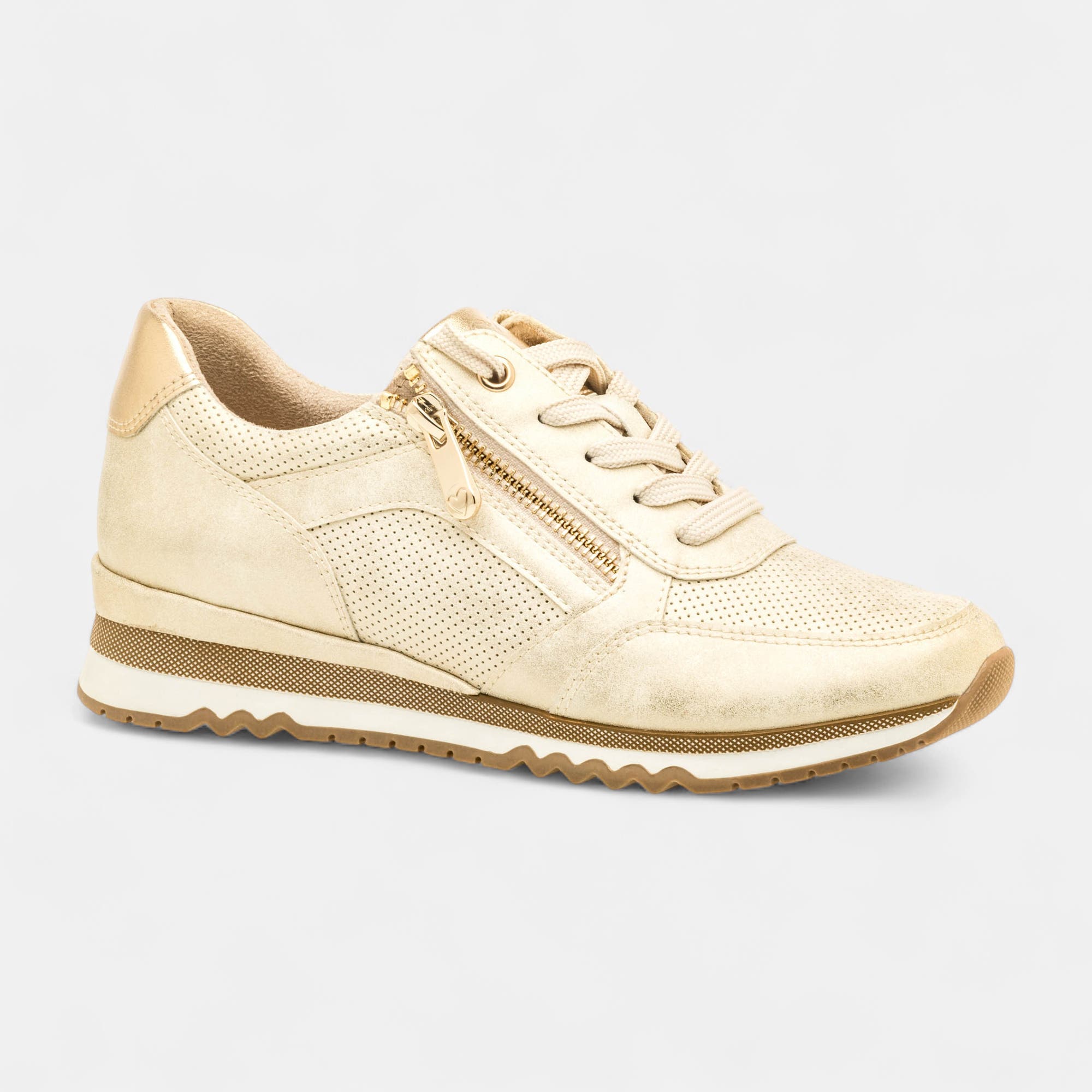 Baskets basses Femme or