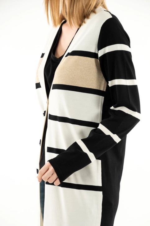 Gilets cardigans lola casademunt ls2411004 2n0 negro-crudo