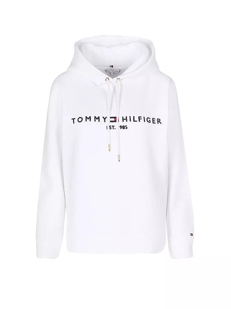 TOMMY HILFIGER Kapuzensweater - Hoodie  weiss