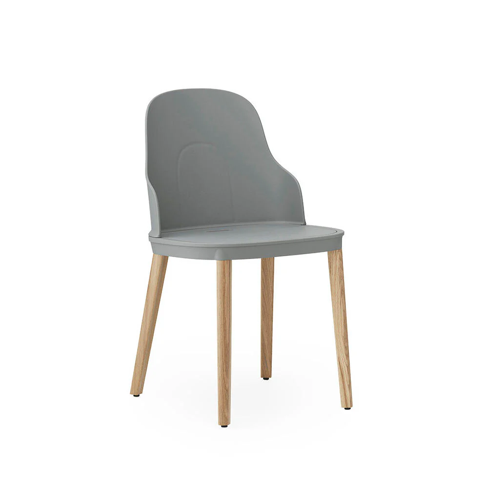 Normann Copenhagen  Allez stol - grå/egetræ