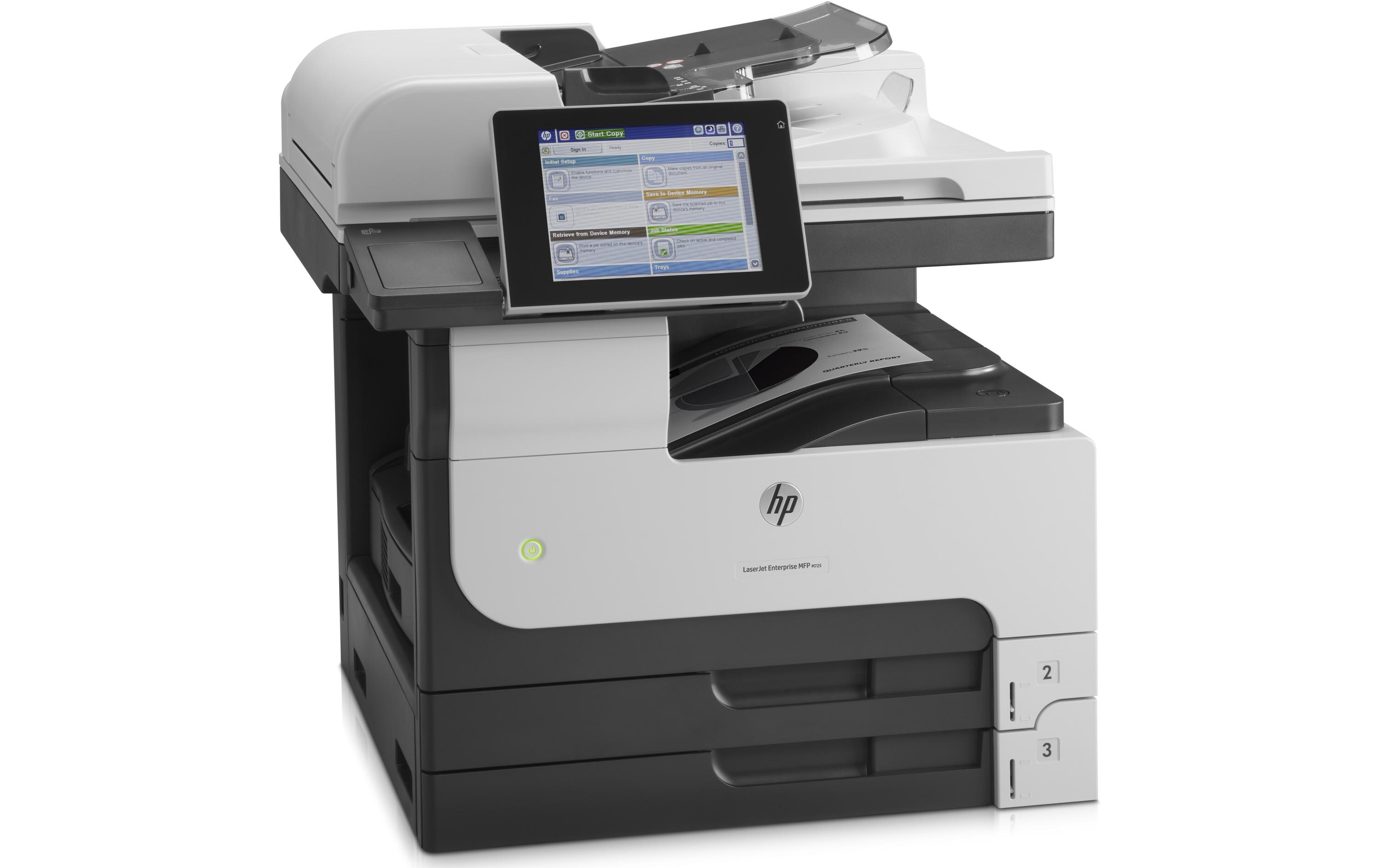 Multifunktionsdrucker LaserJet Enterprise 700 MFP M725dn<br>A3-fähiger Multifunktions-Laserdrucker für den Office-Bereich