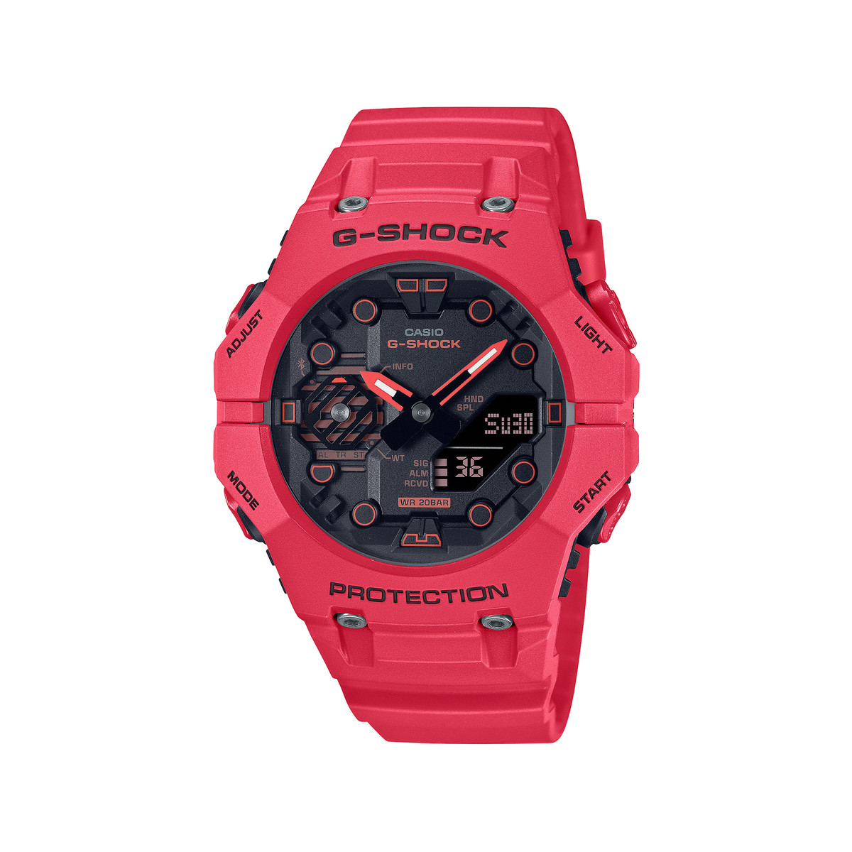 Montre G-SHOCK homme résine rouge