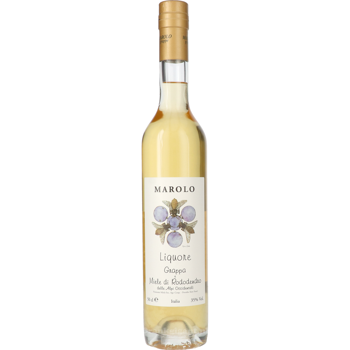 Marolo Grappa e Miele Di Rododendro 50 cl