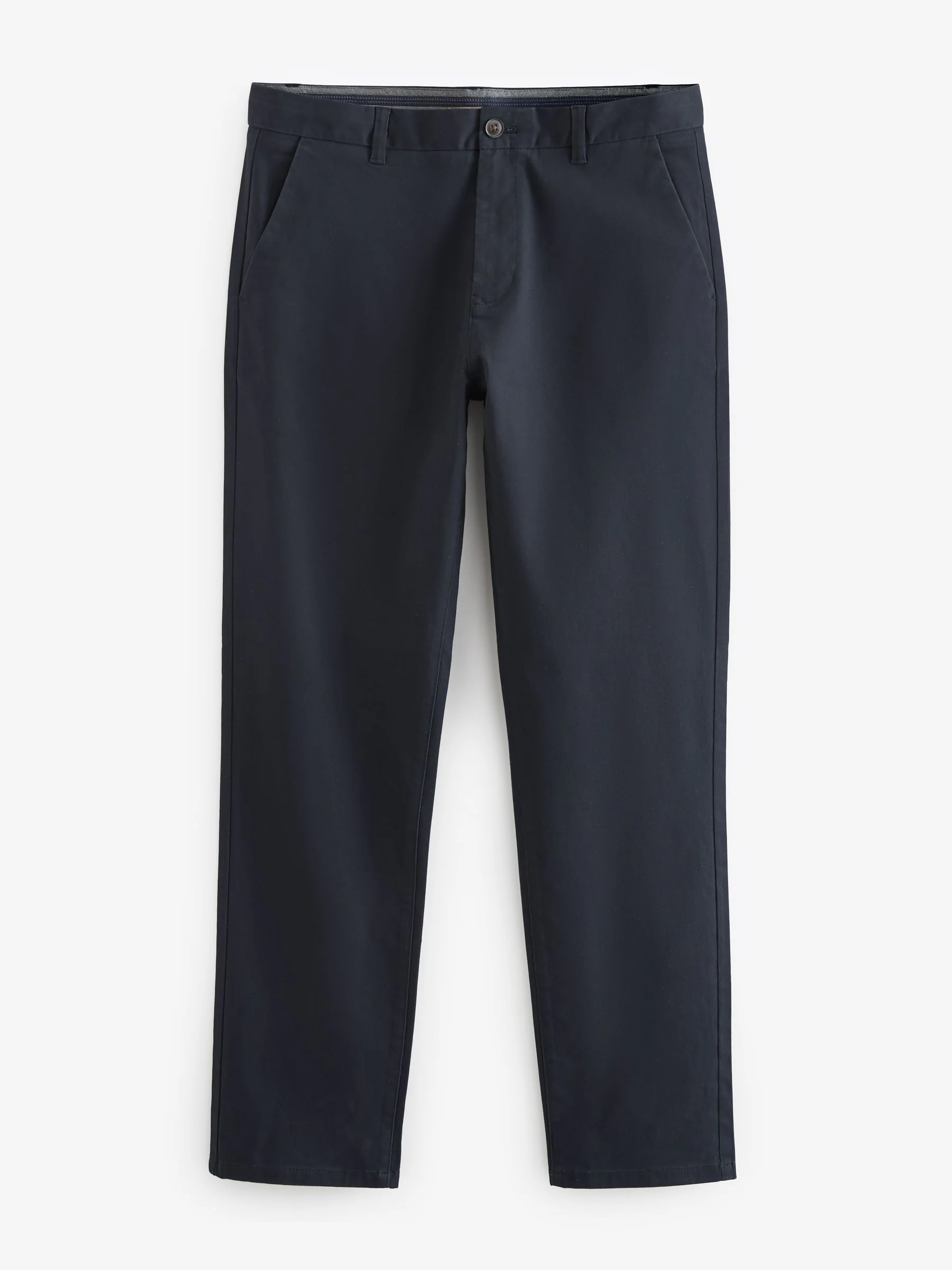 Marineblauw/grijs antraciet - Straight fit - Stretch chino's verpakking van 2