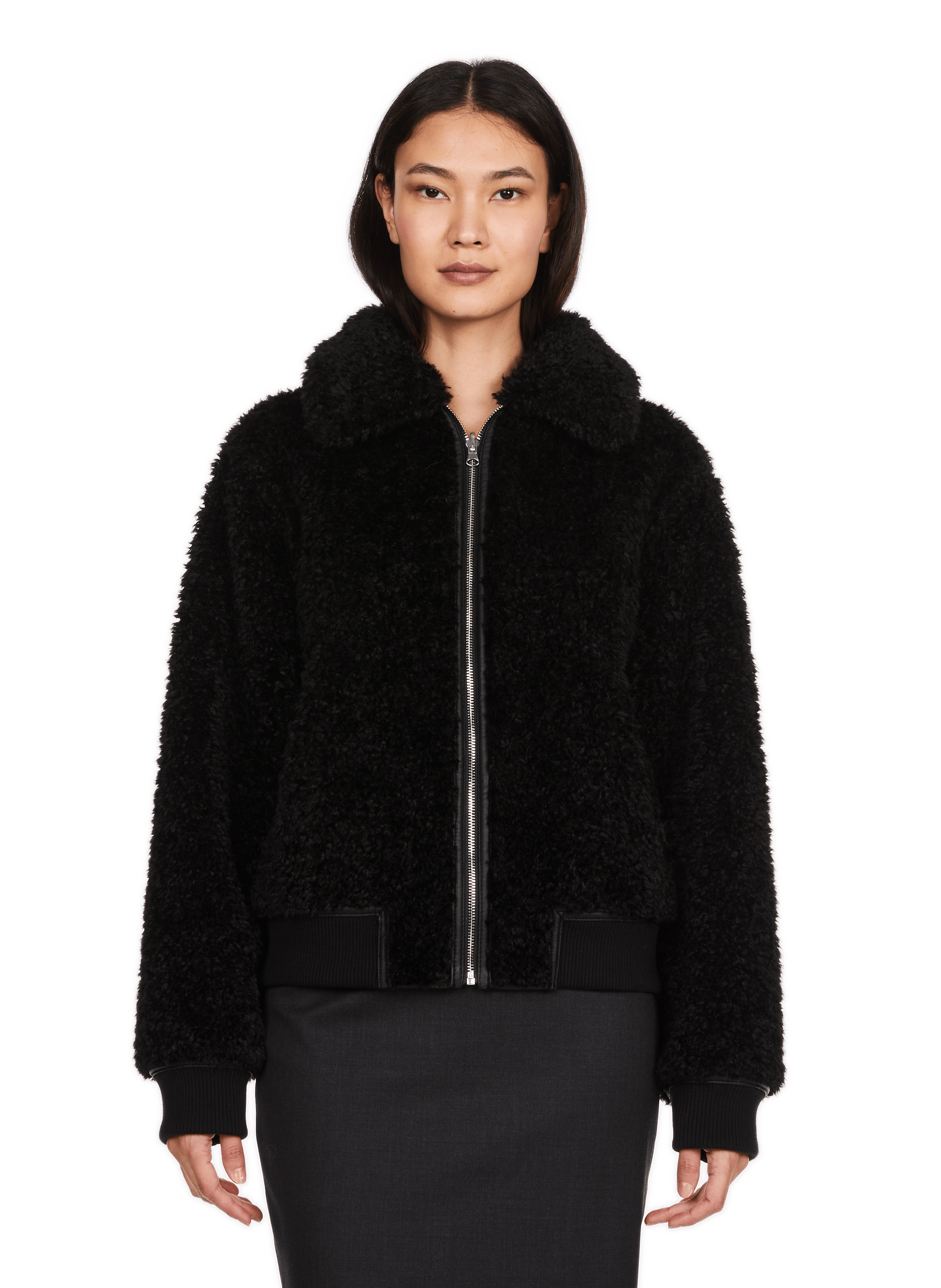 ULIME - Blouson aviateur réversible| Noir