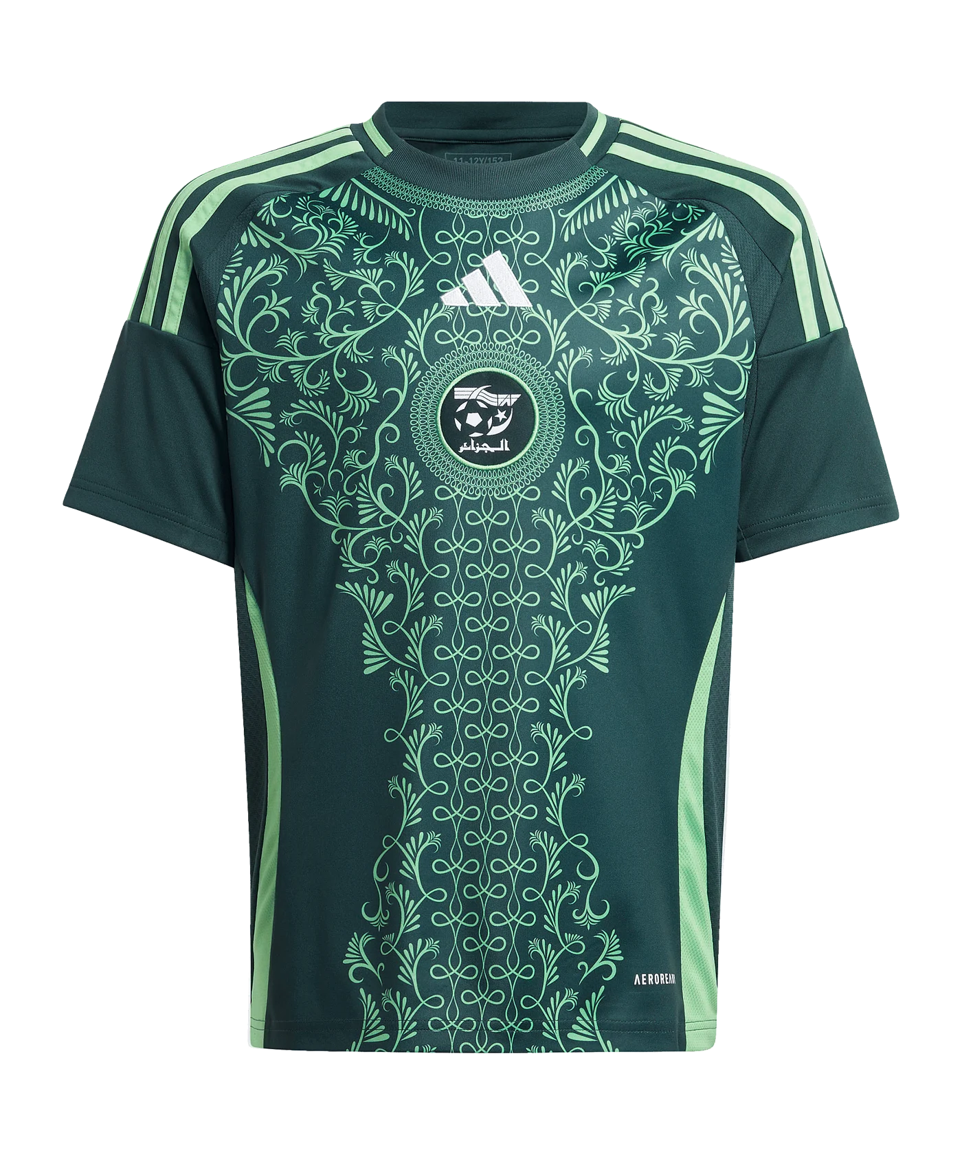 adidas Algerien Trikot Away 2024 Kids Grün