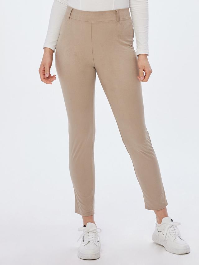 Hose Chloé Velourslederoptik