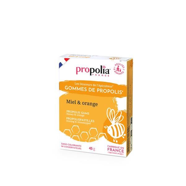 Gomas Com Própolis, Mel E Sabor A Laranja