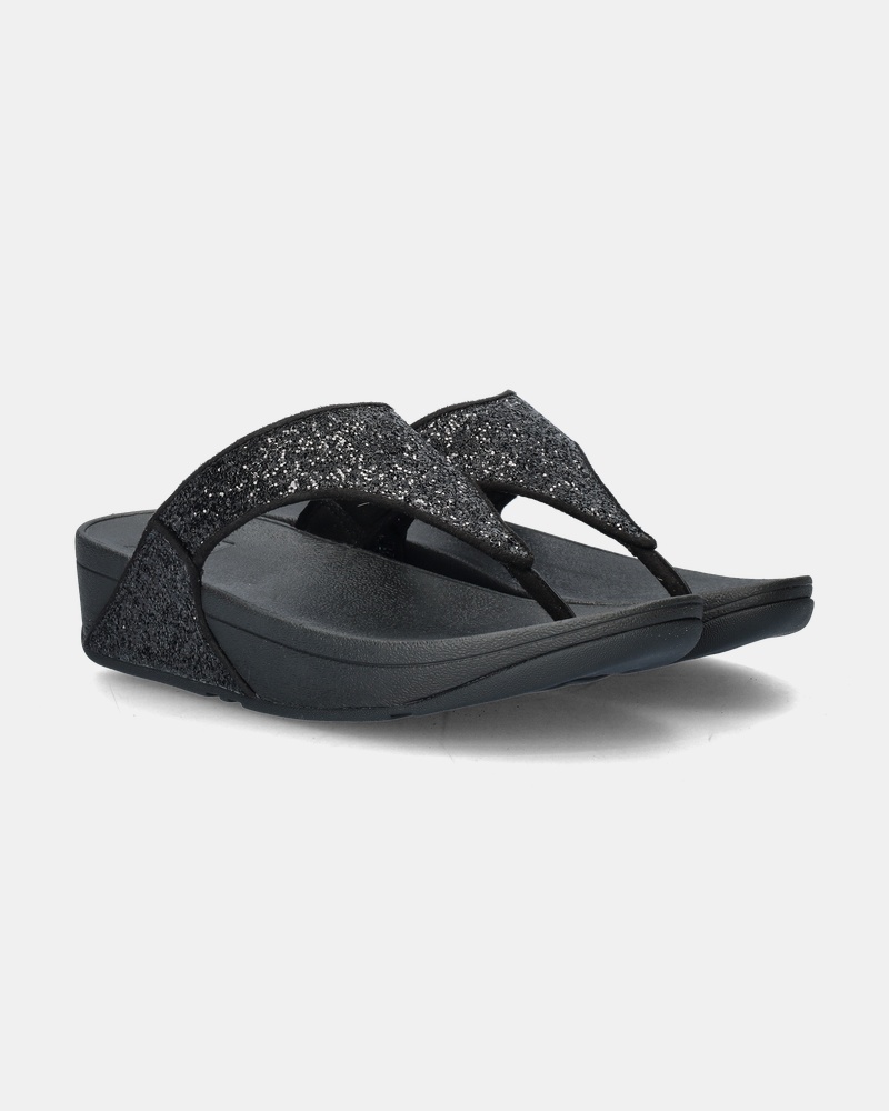 Fitflop Lulu Glitter Slippers  - zwart