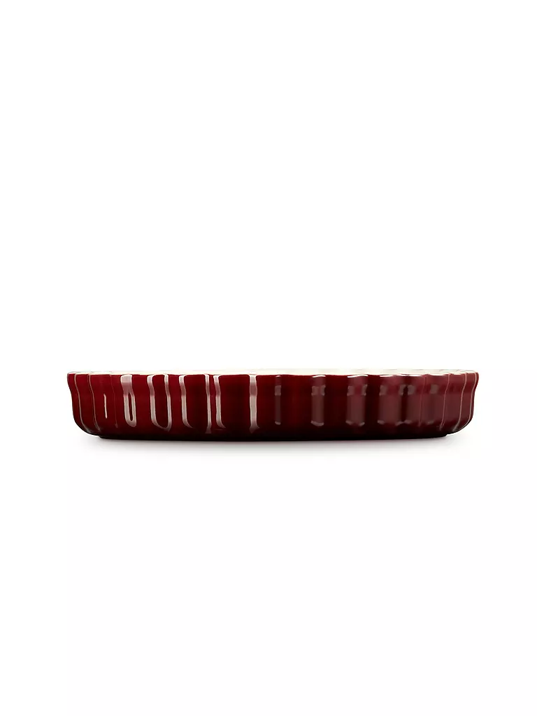 LE CREUSET Tarteform 28cm POTERIE Garnet dunkelrot