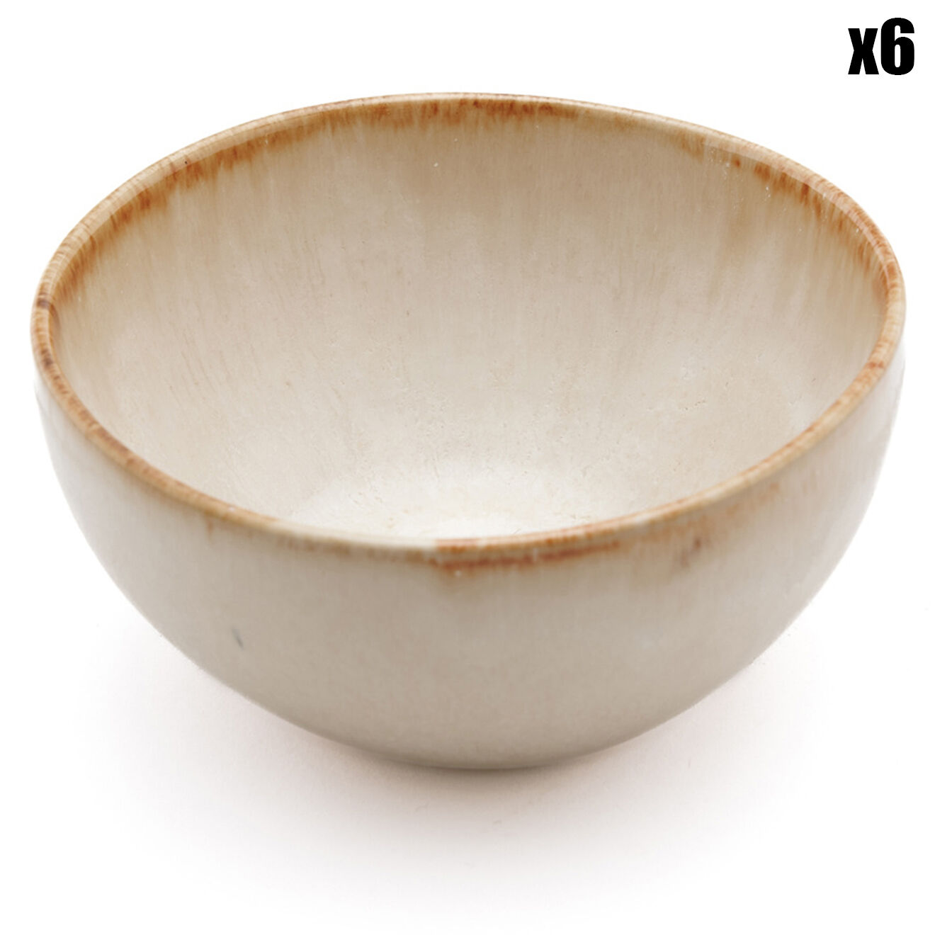 Bazar Bizar 6 Bols Cascais blancs - D.11xH.5 cm