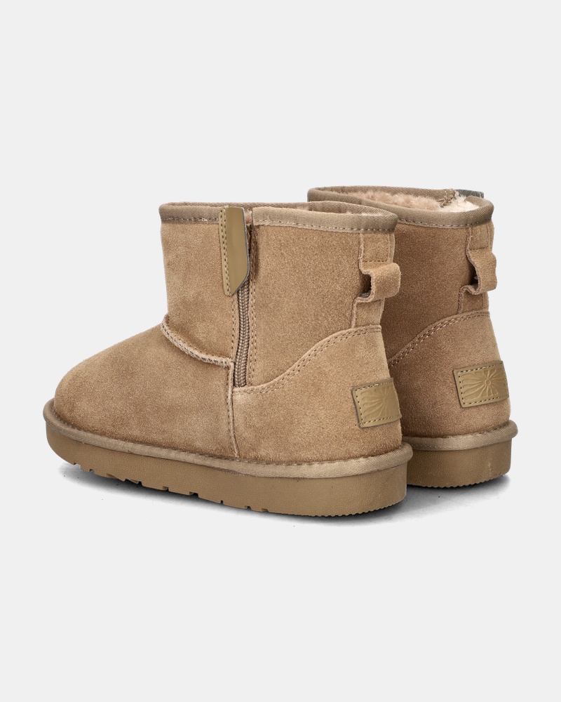 Nelson Gevoerde boots  - bruin