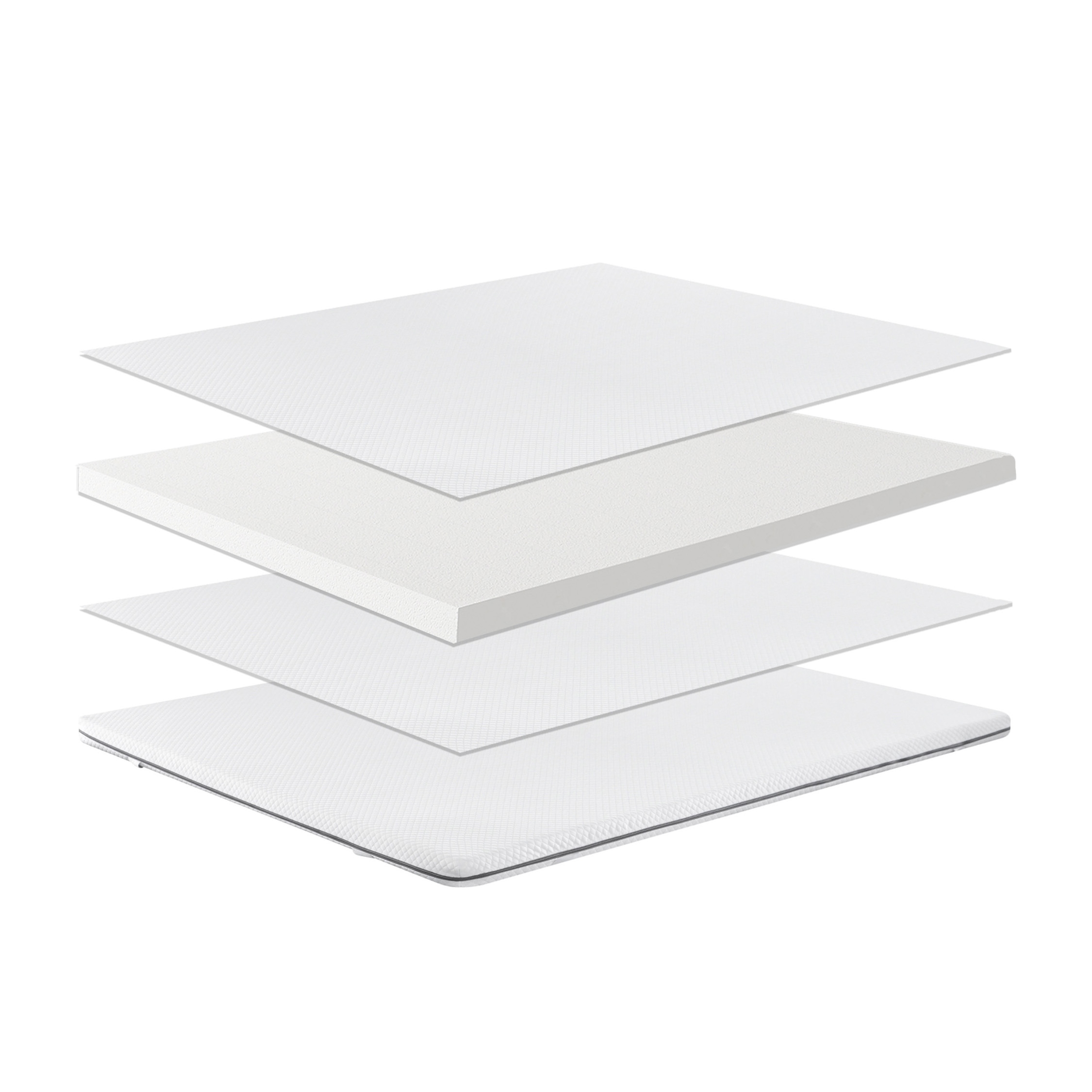 Topper Matratzenauflage wasserdicht doppelseitig 90 x 200 cm