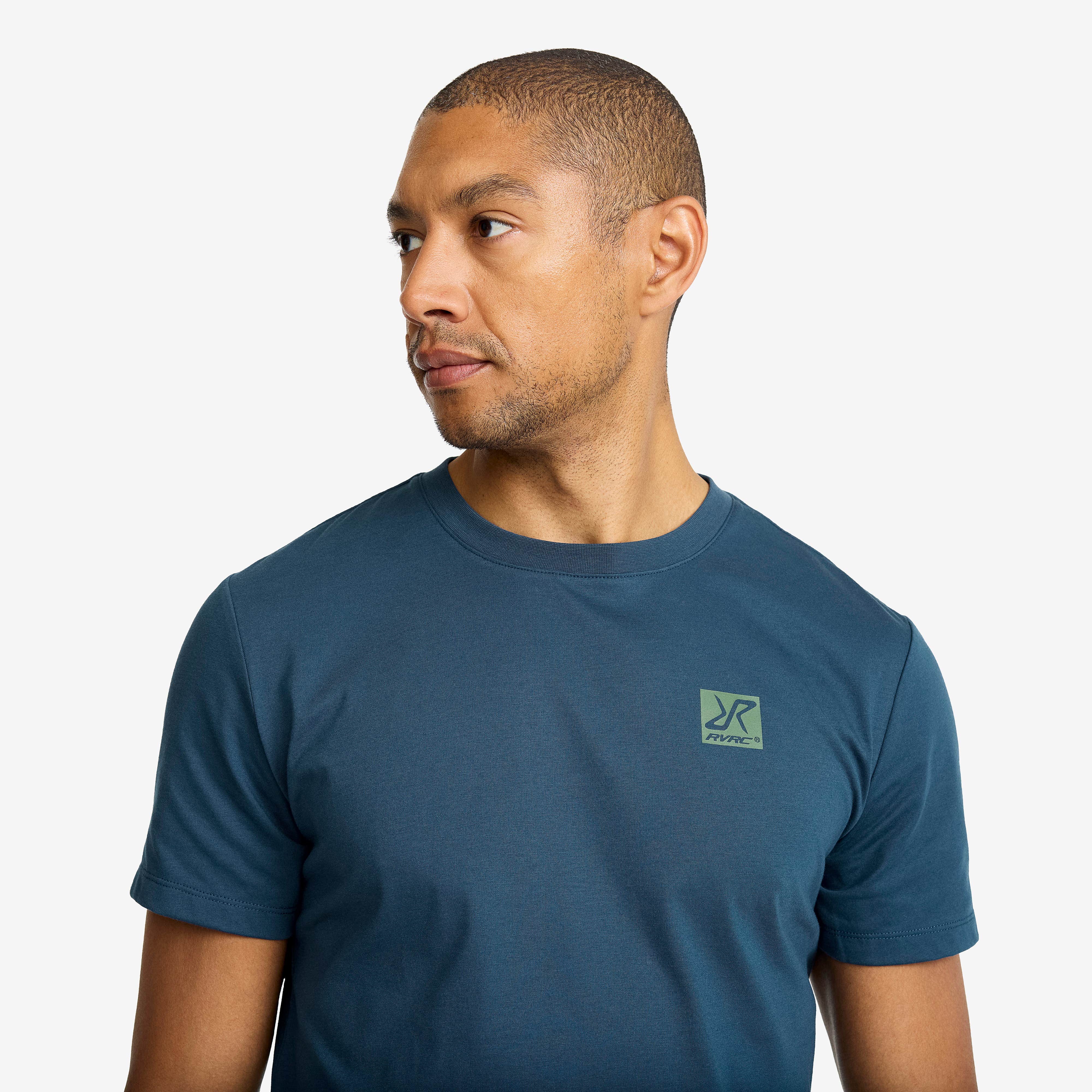 Easy Graphic Logo T-shirt Slim Fit Herre Moonlit Ocean