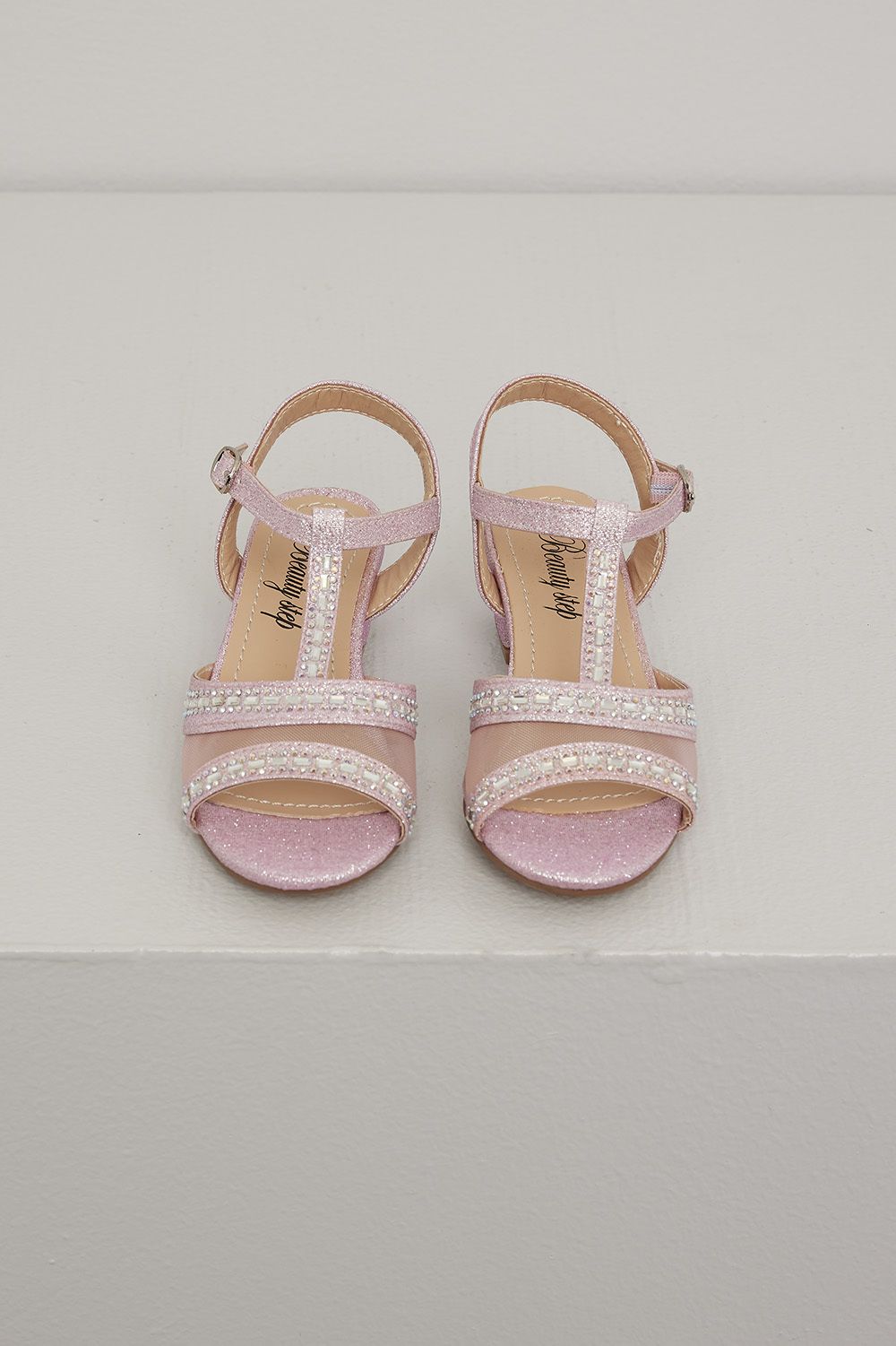 Glitter  sandal med hel