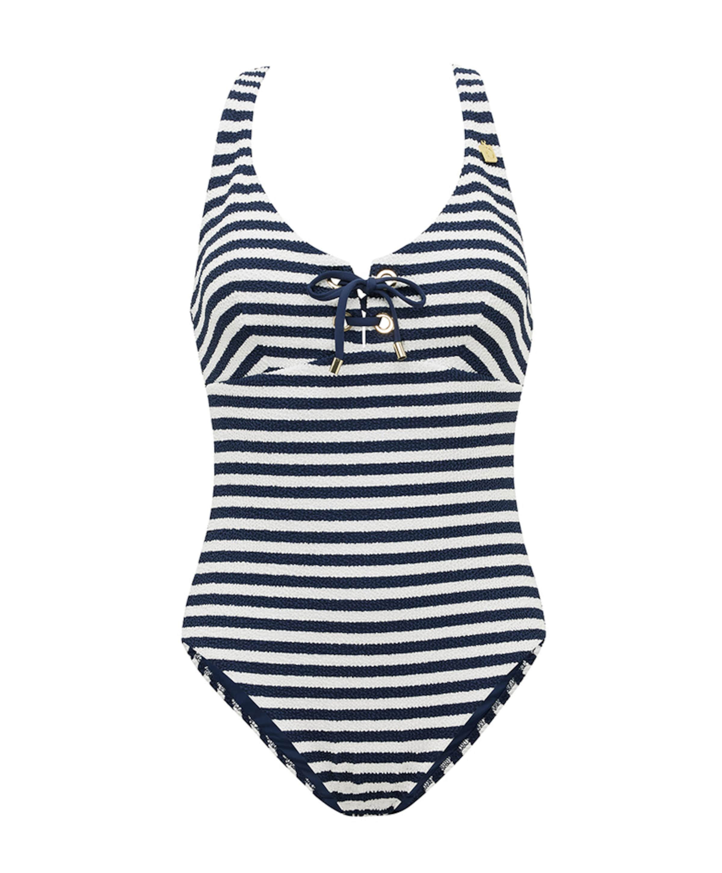 Annadiva Dames badpak blauw