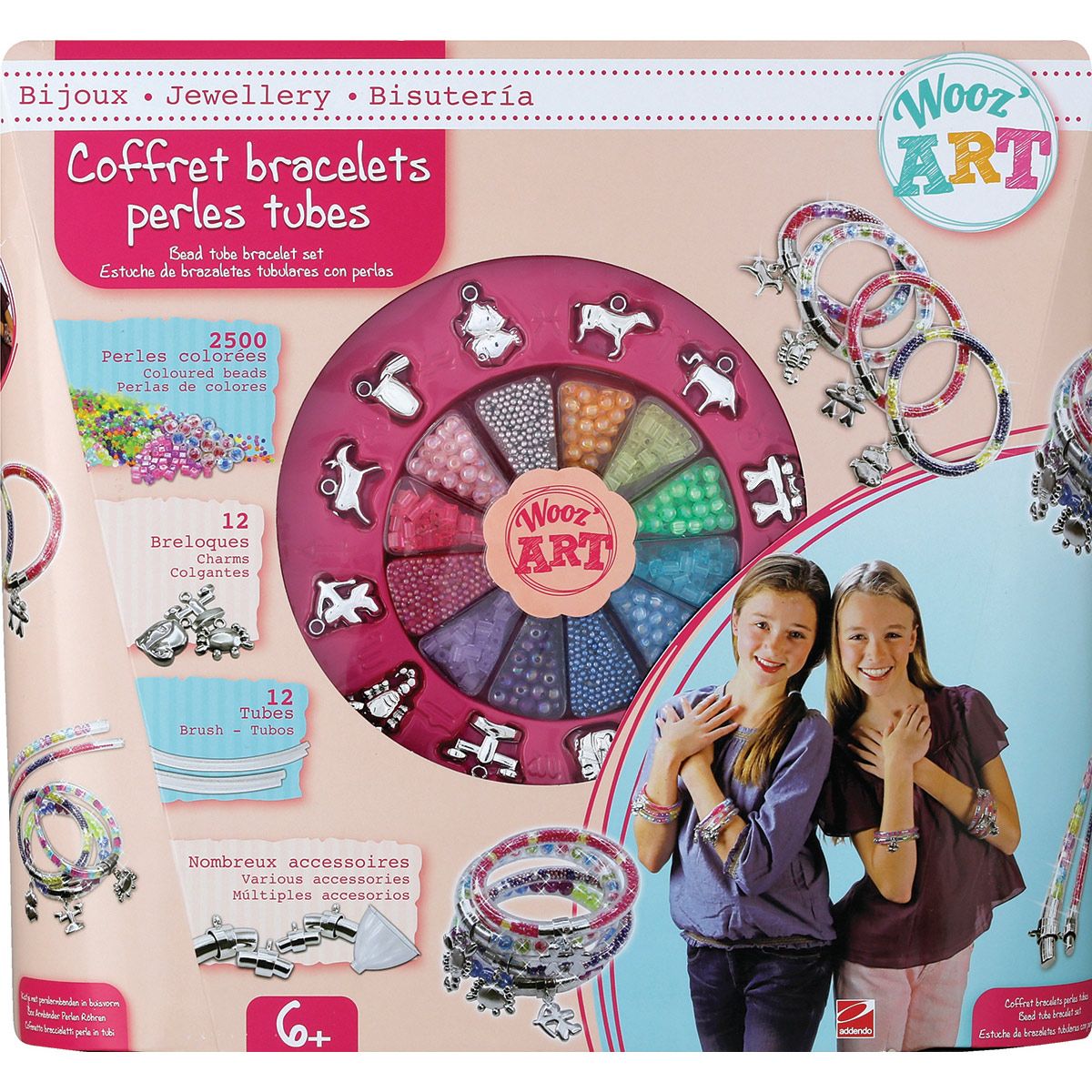 Coffret de bracelets tubes et perles