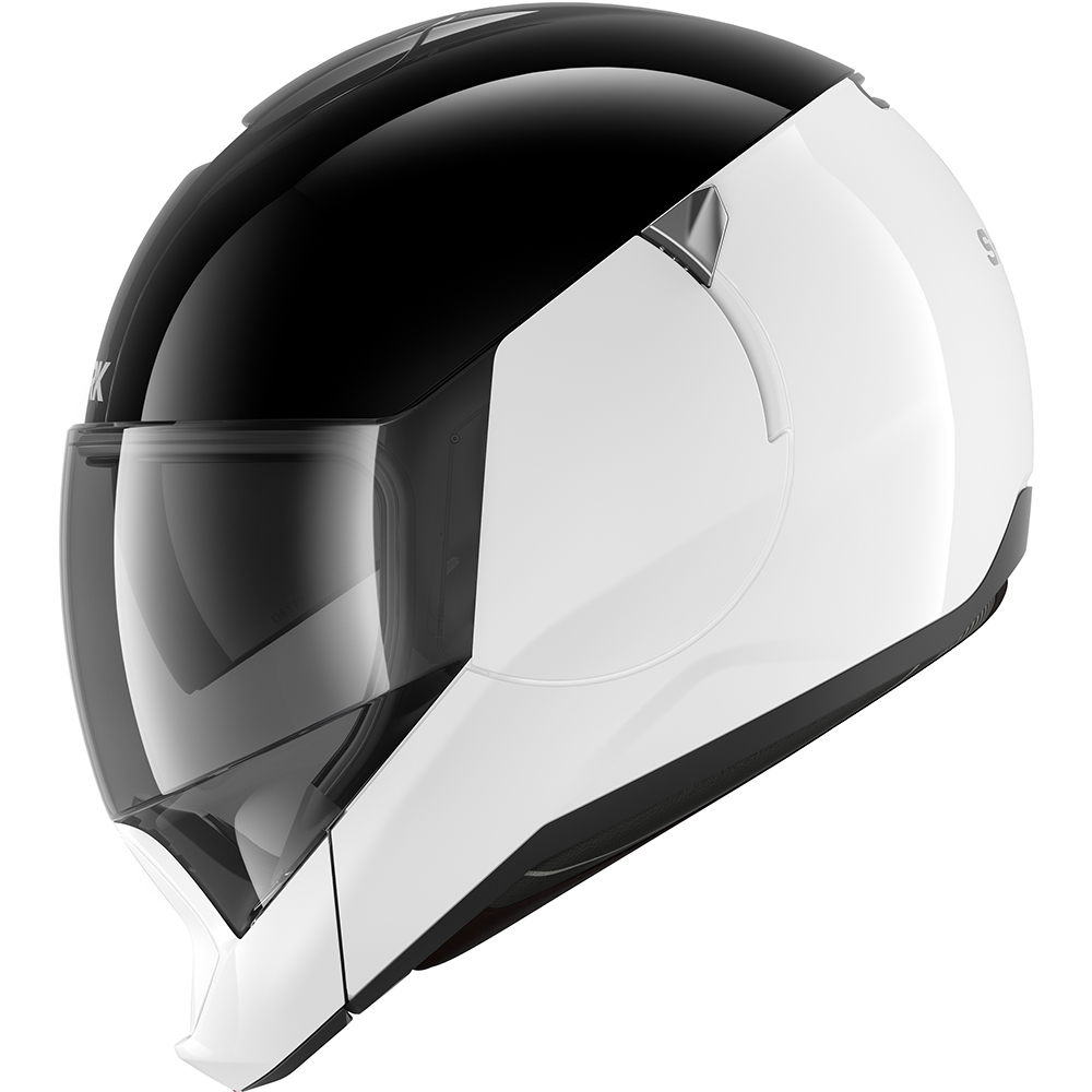 Shark - Casque Evojet Dual Blank Blanc / Noir