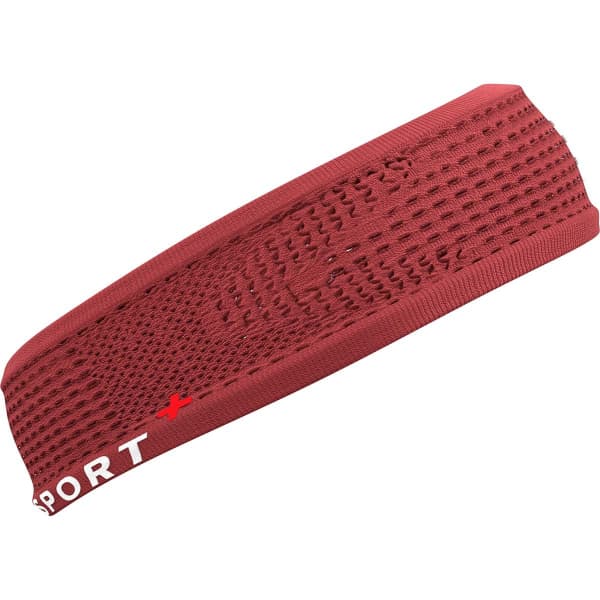 Bandeau running COMPRESSPORT THIN HEADBAND ON/OFF CORAL