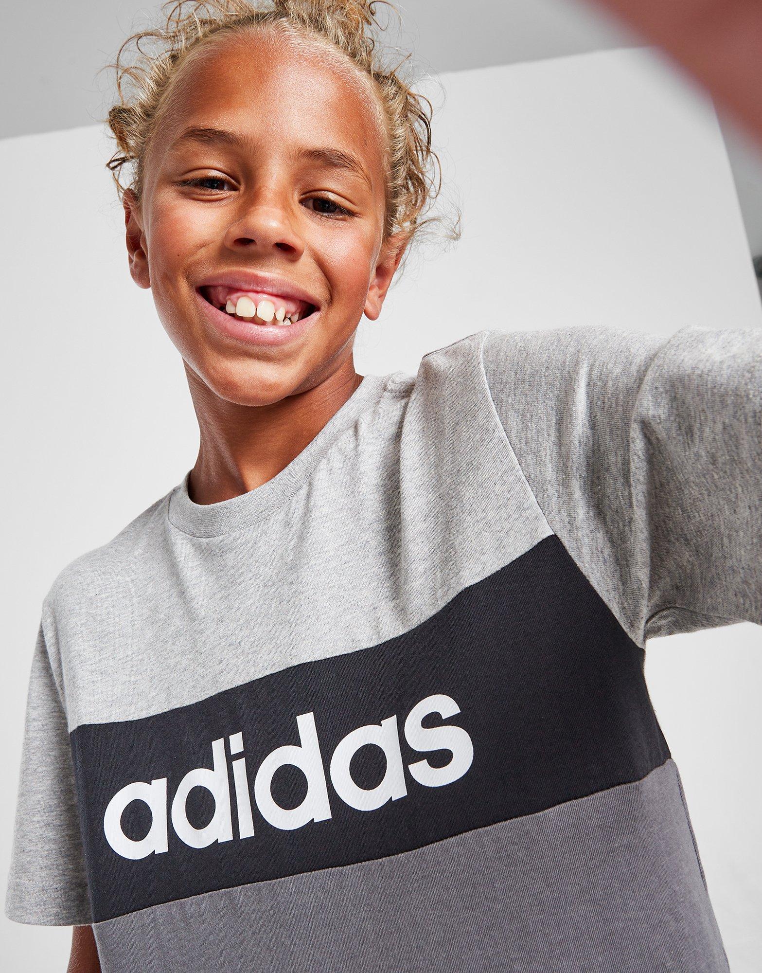 adidas T-shirt Colour Block Badge of Sport Junior