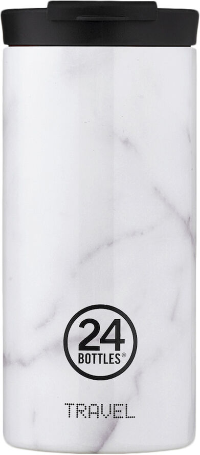 24Bottles Travel Tumbler 600 ml - Carrara Hvid