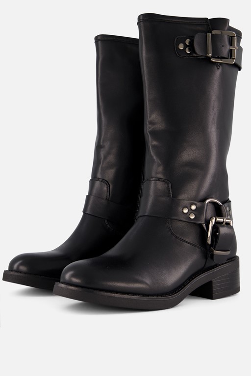 Ann Rocks Biker boots zwart Synthetisch
