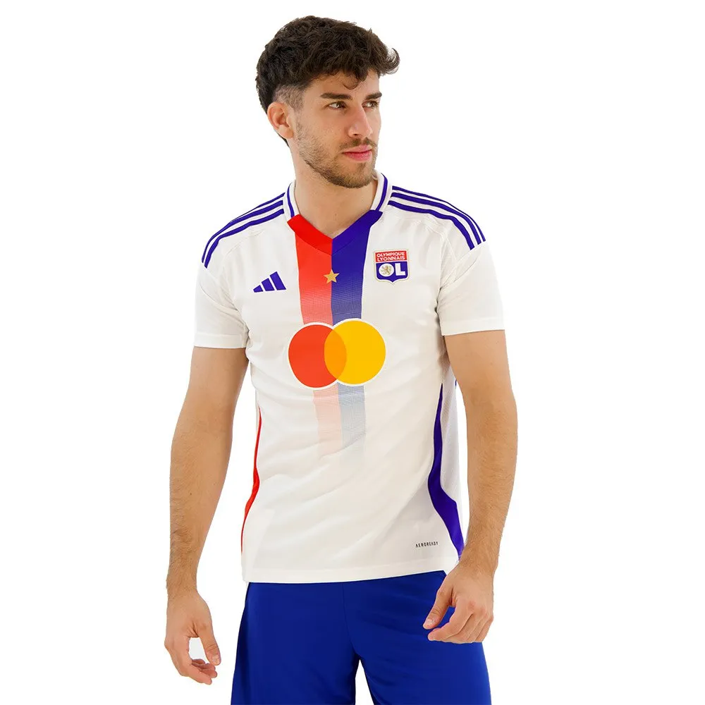 adidas Olympique Lyon 24/25 Heim Damen T-Shirt mit kurzen Ärmeln