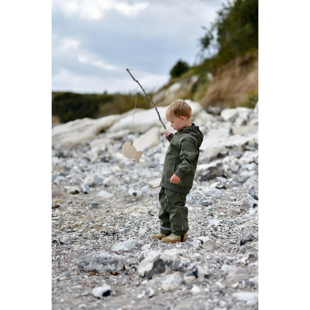 Køb Mikk-Line Dusty Olive Shell Bukser